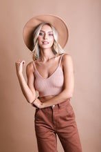 Load image into Gallery viewer, Contour Rib Knit Brami Lounge Top
