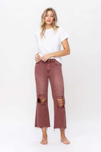 Load image into Gallery viewer, 90's Vintage High Rise Crop Flare Jeans