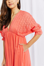 Load image into Gallery viewer, Everyday Dreams Eyelet Contrast Dress