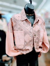 Load image into Gallery viewer, Raw Hem Button Down Jacket with Pockets