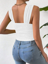 Load image into Gallery viewer, Square Neck Wide Strap Tank