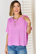 Load image into Gallery viewer, Full Size Round Neck Short Sleeve Top