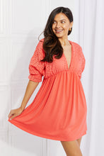 Load image into Gallery viewer, Everyday Dreams Eyelet Contrast Dress