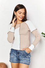Load image into Gallery viewer, Color Block Exposed Sean Long Sleeve Top