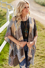 Load image into Gallery viewer, Leopard Patchwork Open Front Cardigan