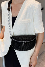 Load image into Gallery viewer, Rhinestone PU Leather Crossbody Bag