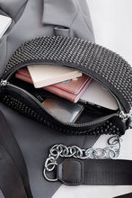 Load image into Gallery viewer, Rhinestone PU Leather Crossbody Bag