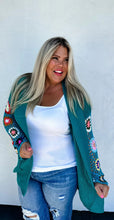 Load image into Gallery viewer, Crochet Sleeve Cardigan