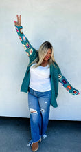 Load image into Gallery viewer, Crochet Sleeve Cardigan