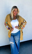 Load image into Gallery viewer, Crochet Sleeve Cardigan