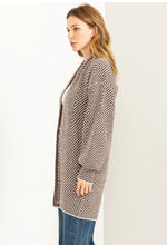 Load image into Gallery viewer, Herringbone Sweater Cardigan
