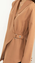 Load image into Gallery viewer, Armelia Waist Slim Buckled Blazer