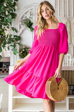 Load image into Gallery viewer, Reborn J Smocked Ruffle Hem Dress