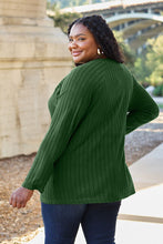 Load image into Gallery viewer, Ribbed Round Neck Long Sleeve Knit Top