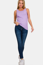 Load image into Gallery viewer, Ribbed Round Neck Tank