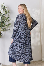 Load image into Gallery viewer, Button Up Animal Print Cardigan