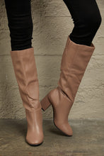 Load image into Gallery viewer, Block Heel Knee High Boots