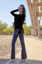 Load image into Gallery viewer, Round Neck Long Sleeve T-Shirt