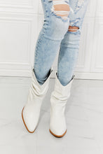 Load image into Gallery viewer, Better in Texas Scrunch Cowboy Boots in White