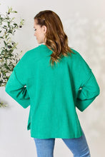 Load image into Gallery viewer, Ribbed Half Button Slit Knit Top