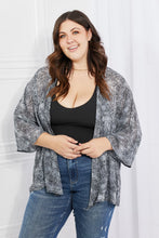 Load image into Gallery viewer, Snake Print Chiffon Kimono