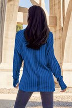 Load image into Gallery viewer, Ribbed Round Neck Long Sleeve Knit Top