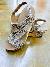 Load image into Gallery viewer, Carley by Corkys Taupe Snake