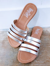 Load image into Gallery viewer, Silver Bikini Sandal By Corky's FINAL SALES