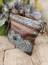 Load image into Gallery viewer, Azure Aesthetic Leather & Hair on Bag