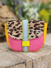 Load image into Gallery viewer, Leather and Hair on Hide Crossbody Bag Purse