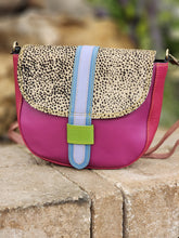Load image into Gallery viewer, Leather and Hair on Hide Crossbody Bag Purse