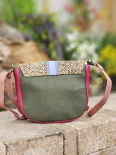 Load image into Gallery viewer, Leather and Hair on Hide Crossbody Bag Purse