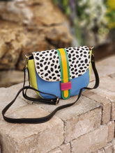 Load image into Gallery viewer, Leather and Hair on Hide Crossbody Bag Purse