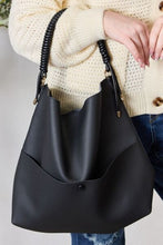 Load image into Gallery viewer, Vegan Leather Handbag with Pouch
