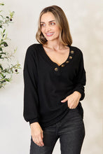 Load image into Gallery viewer, Buttoned Long Sleeve Blouse