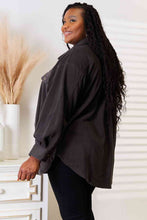 Load image into Gallery viewer, Cozy Girl Full Size Button Down Shacket