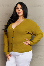 Load image into Gallery viewer, Kiss Me Tonight Full Size Button Down Cardigan in Chartreuse