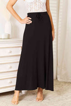 Load image into Gallery viewer, Soft Rayon Drawstring Waist Maxi Skirt