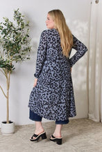 Load image into Gallery viewer, Button Up Animal Print Cardigan