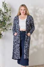Load image into Gallery viewer, Button Up Animal Print Cardigan