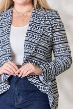 Load image into Gallery viewer, Open Front Printed Blazer