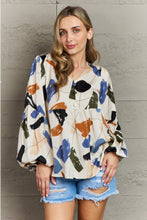 Load image into Gallery viewer, Wishful Thinking Multi Colored Printed Blouse