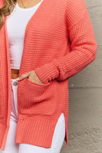 Load image into Gallery viewer, Cozy Full Size Waffle Knit Cardigan