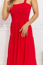 Load image into Gallery viewer, Life's A Picnic Smocked Tiered Midi Dress