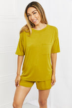Load image into Gallery viewer, In The Moment Lounge Set in Olive Mustard