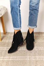Load image into Gallery viewer, Women's Fringe Cowboy Western Ankle Boots