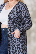 Load image into Gallery viewer, Button Up Animal Print Cardigan