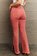 Load image into Gallery viewer, RISEN Bailey Full Size High Waist Side Slit Flare Jeans