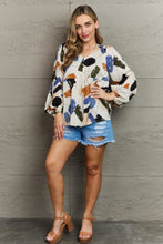 Load image into Gallery viewer, Wishful Thinking Multi Colored Printed Blouse