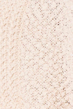Load image into Gallery viewer, Cream Open Front Long Sleeve Cardigan